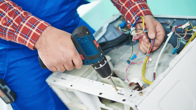 Ödemiş Fondital Fondital çamaşır makinesi kart tamiri – Su almama arızası orijinal parça ile giderildi. - Teknik servis örneği